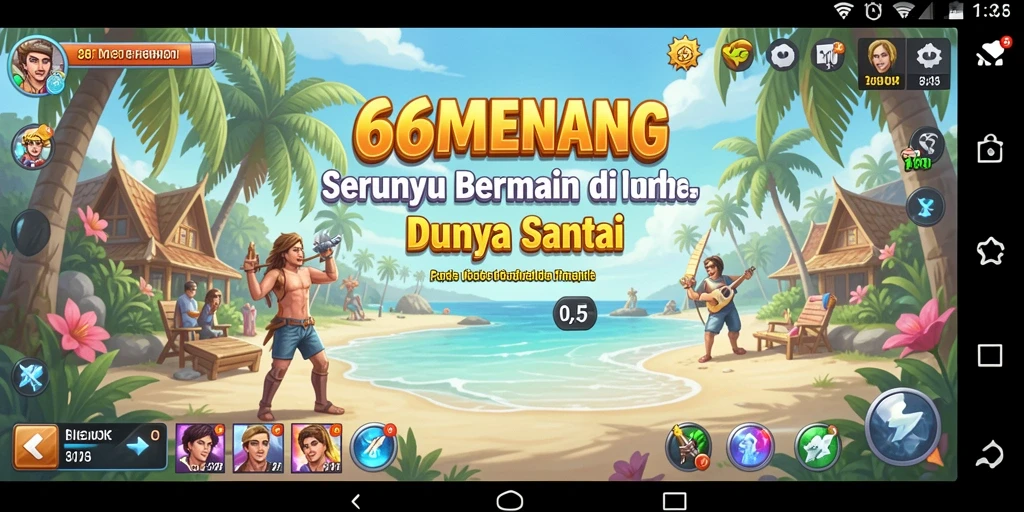 Tampilan menarik gameplay 66MENANG dengan karakter dan tantangan seru.