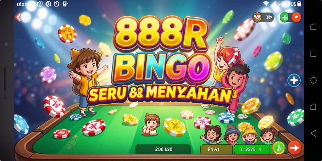 Tampilan gameplay seru dari aplikasi Bingo 888R.