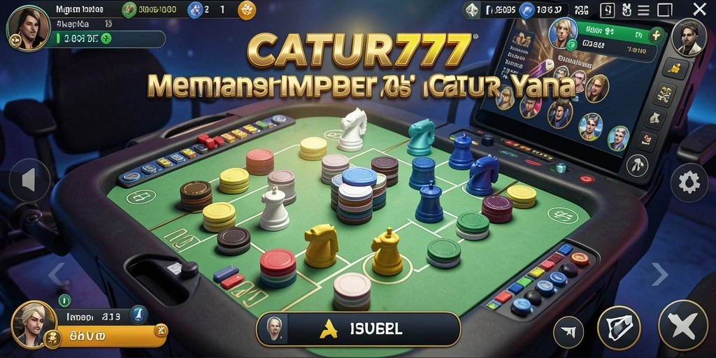 Tampilan gameplay menarik dari CATUR777 yang penuh strategi.