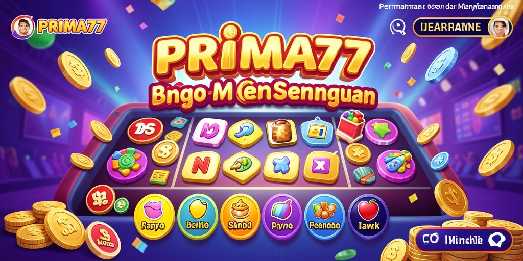 Screenshot gameplay Bingo seru di PRIMA77.